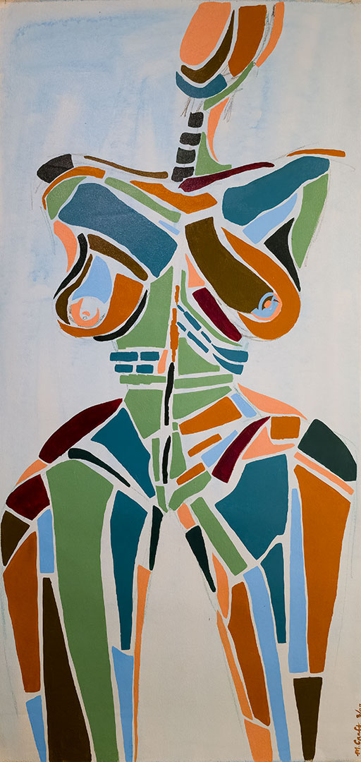 Blue Mechanical Woman
